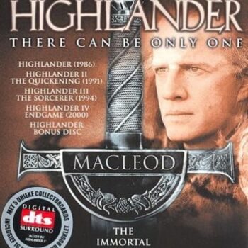 Highlander 1-4 4xDVD BOX