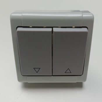 Niko Hydro55 opbouw drukknop rolluik elektrisch gescheiden 23-359-10