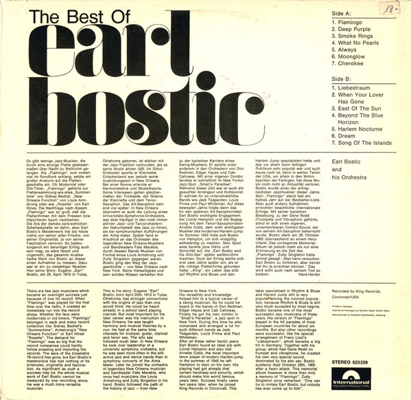 Earl Bostic – The Best Of Earl Bostic - Afbeelding 2