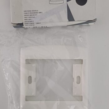 Niko da Vinci Titanium White afdekplaat enkelvoudig 44-411