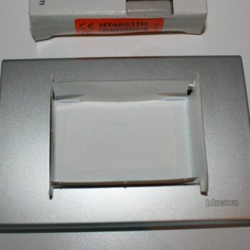 Bticino Light Tech afdekplaat 3 modules 115x80mm NT4803TH