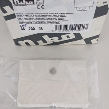 Niko da Vinci Titanium White toets doorschijnend venstertje 44-200-05
