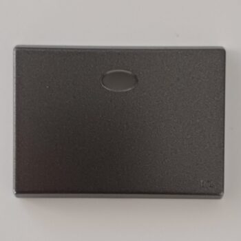 Niko da Vinci Graphite toets busdrukknop doorzichtige lens 45-081-01