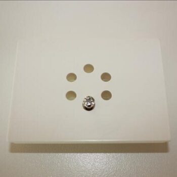 Niko da Vinci Titanium White centraal plaatje voor telefoon contactdoos-0