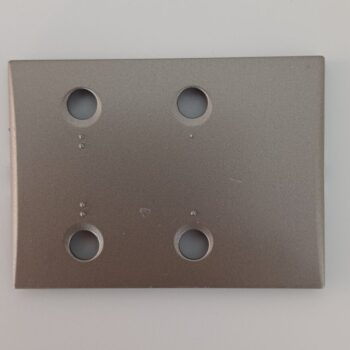 Niko da Vinci Bronze centraal plaatje viervoudige busdrukknop 46-084