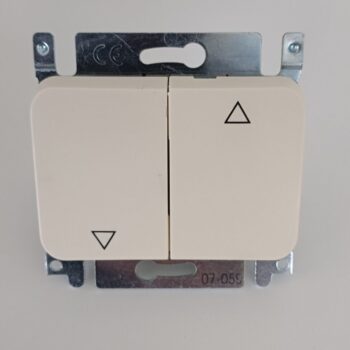 Niko PR20 creme inbouw schakelaar rolluiken 12-659 gebruikt