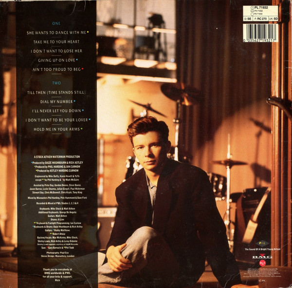 Rick Astley – Hold Me In Your Arms - Afbeelding 2