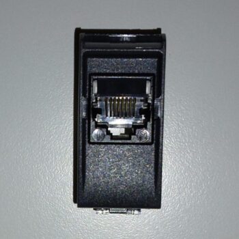 Bticino Living Zwart connector RTJ45 cat5 UTP L4259/5N