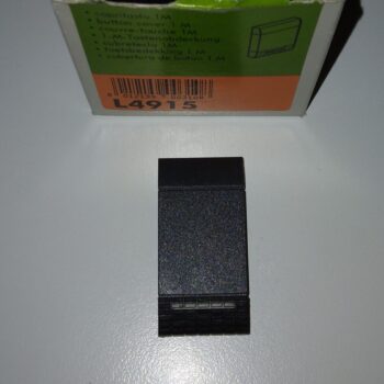 Bticino Living Zwart toets 1 module lens L4915