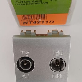 Bticino Light Tech tv en radio stopcontact NT4211D