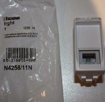 Bticino Light Wit RJ11 connector-0