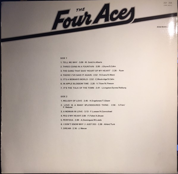 Four Aces, The – Tell Me Why - Afbeelding 2