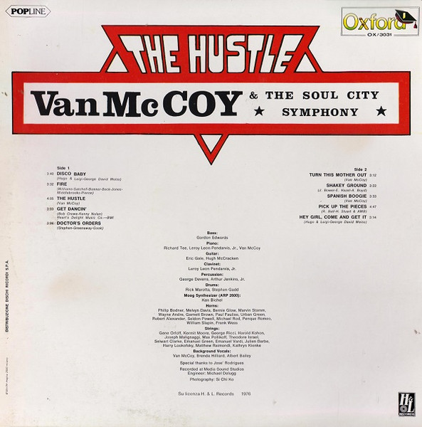 Van McCoy & The Soul City Symphony – The Hustle - Afbeelding 2