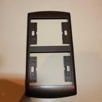 Niko da Vinci Graphite tweevoudige afdekplaat verticaal centerafstand 60mm type2-0