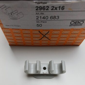 Klembeugel 2-voudig voor kabel 15-16mm doos 50stuks OBO 2140 683