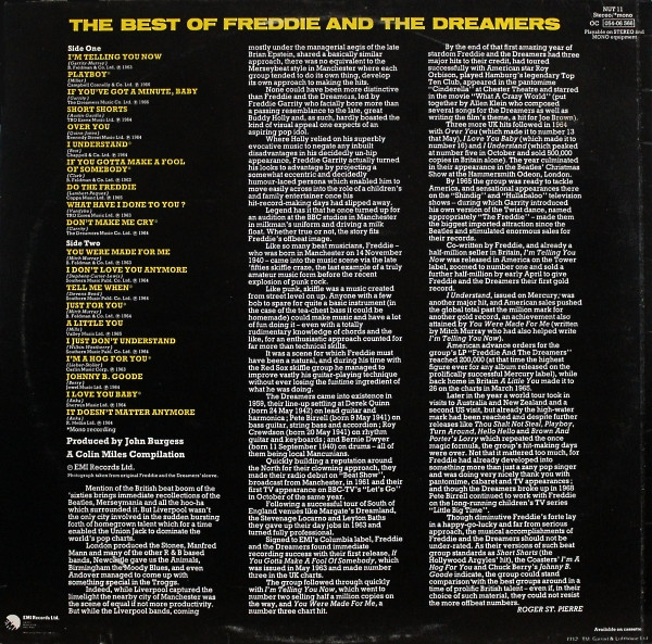 Freddie And The Dreamers – The Best Of Freddie And The Dreamers - Afbeelding 2