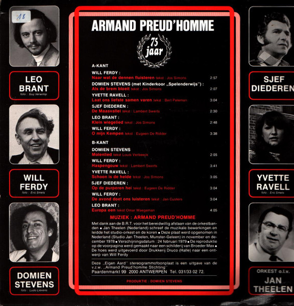 Various – Armand Preud'Homme 75 - Afbeelding 2