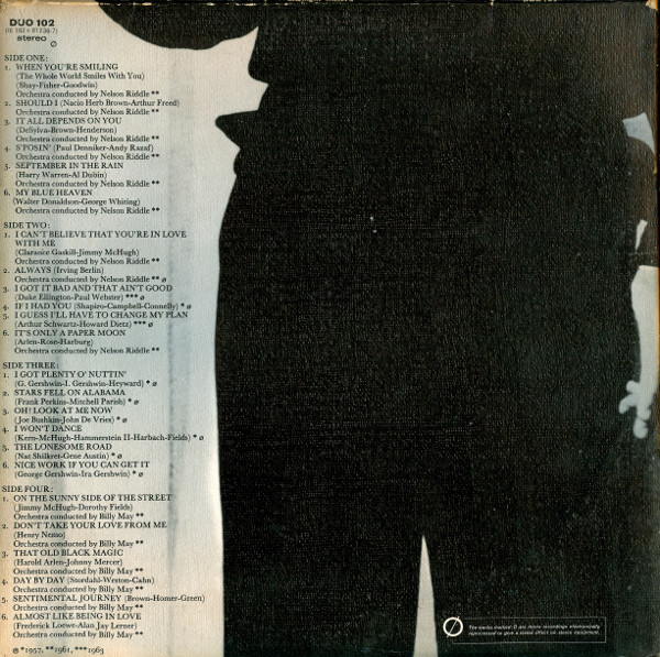 Frank Sinatra – Swingin' Sinatra 2xLP - Afbeelding 2