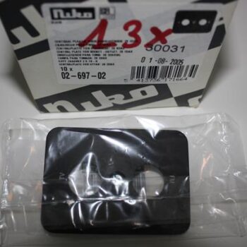 Niko PR20 soft zwart centraal plaatje voor tv-fm contactdoos-0