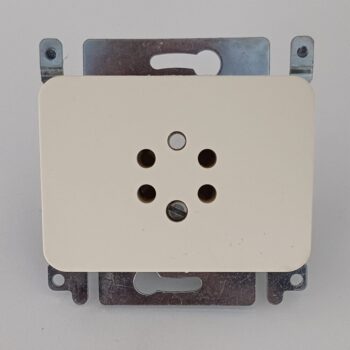 Niko PR20 creme inbouw telefooncontactdoos 12-690