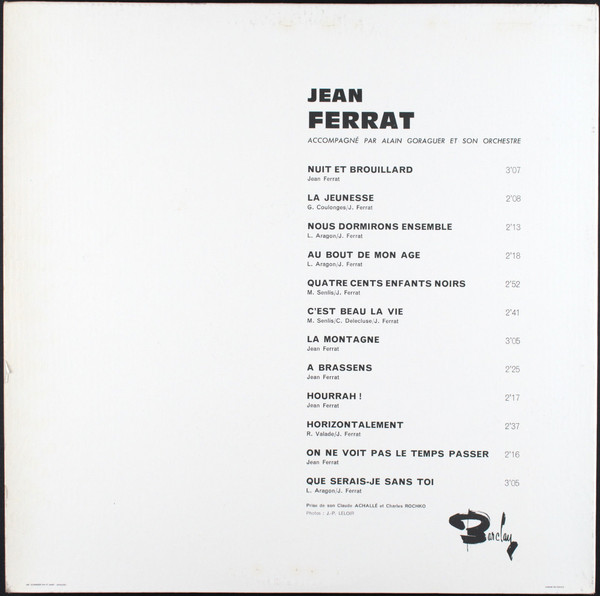 Jean Ferrat – Jean Ferrat Chante En Multiphonie Stereo - Afbeelding 2