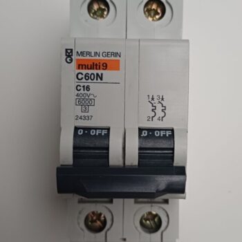 Merlin Gerin automaat/zekering 2P 400V 16A Curve C 24337