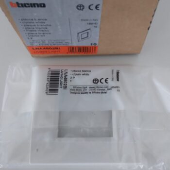 Bticino Living Light wit afdekplaat 2 modules LNA4802BI