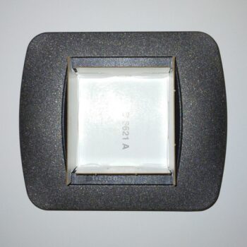Bticino Living Grafiet afdekplaat 2modules L4802GF