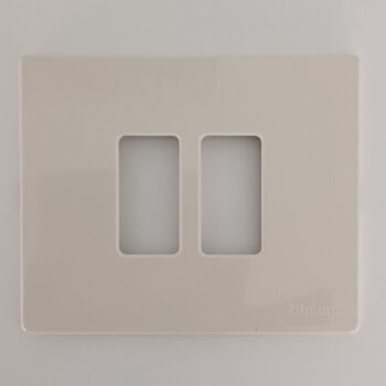Bticino Magic Ivoor afdekplaat 2 modules 10268A