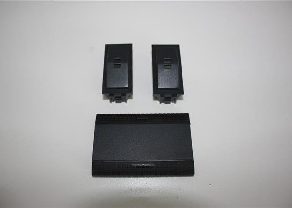 Bticino Living Zwart toets 3 modules met lens -0
