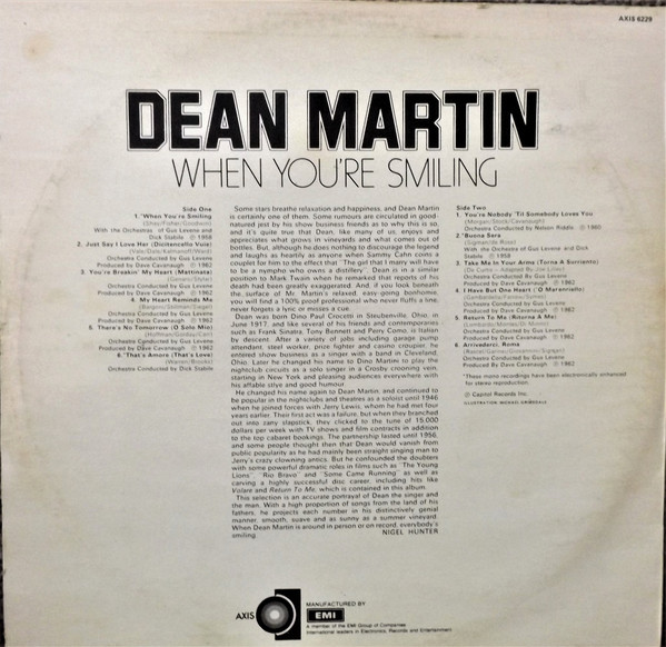 Dean Martin – When You're Smiling - Afbeelding 2