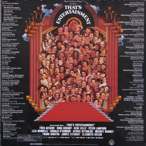Various – Music From The Original Motion Picture Soundtrack - That's Entertainment 2xLP - Afbeelding 2