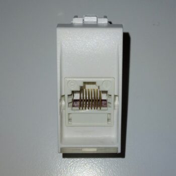 Bticino Light Wit RJ45 CAT5E UTP 1 Module N4261AT5