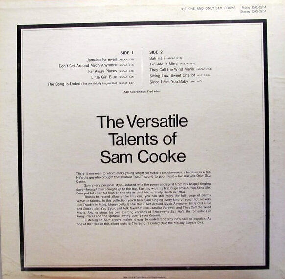 Sam Cooke – The One And Only Sam Cooke - Afbeelding 2