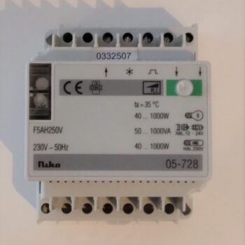 Niko dimmer gloeilampen / gewikkelde transformatoren 1000VA 05-728 gebruikt