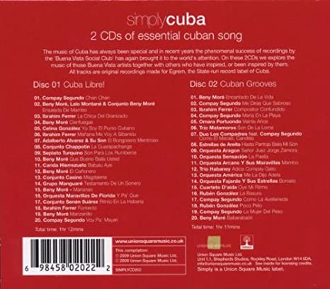 Various – Simply Cuba 2xCD - Afbeelding 2