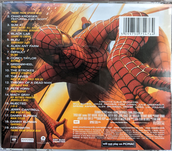 Various – Music From And Inspired By Spider-Man - Afbeelding 2