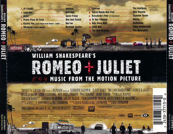 Various – William Shakespeare's Romeo + Juliet (Music From The Motion Picture) - Afbeelding 2