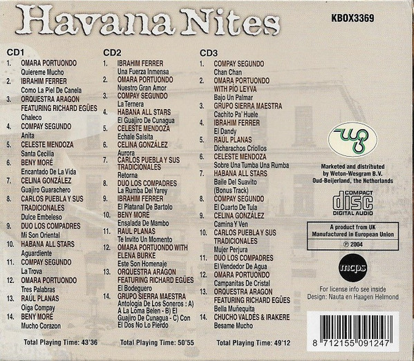 Various – Havana Nites 3xCD - Afbeelding 2