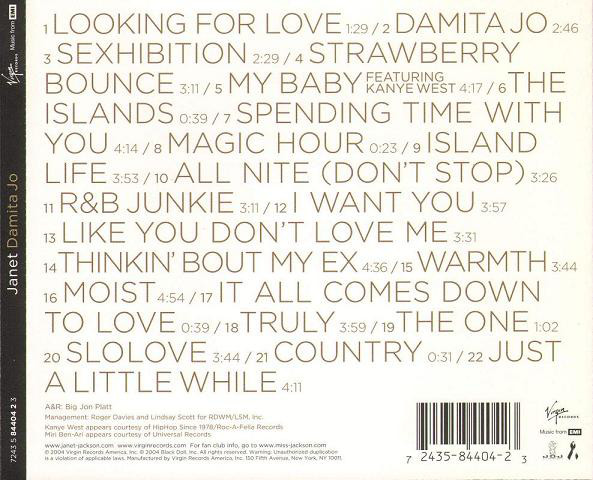 Janet Jackson – Damita Jo - Afbeelding 2