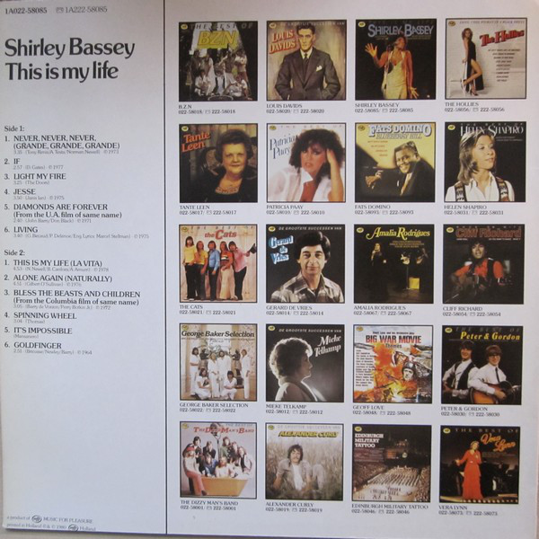 Shirley Bassey – This Is My Life - Afbeelding 2