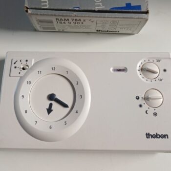 Theben RAM 784 klokthermostaat analoog wit 24 uur/7 dagen RAM 784z