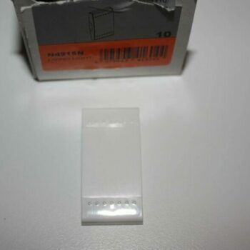 Bticino Living Light Wit toets 1 module met lens -0