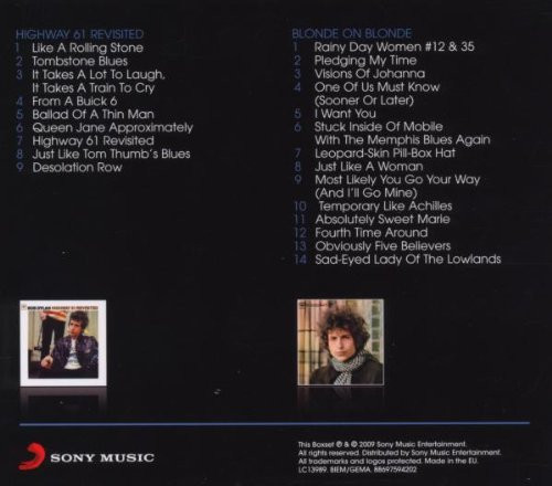 Bob Dylan – Highway 61 Revisited/Blond on Blond 2xCD - Afbeelding 2