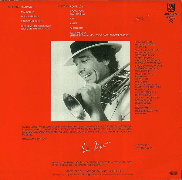 Herb Alpert – Fandango - Afbeelding 2