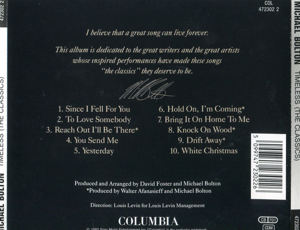 Michael Bolton – Timeless (The Classics) - Afbeelding 2