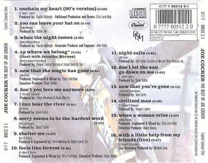 Joe Cocker – The Best Of Joe Cocker - Afbeelding 2