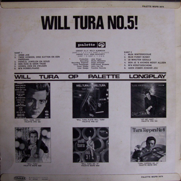 Will Tura – Will Tura N°5 - Afbeelding 2
