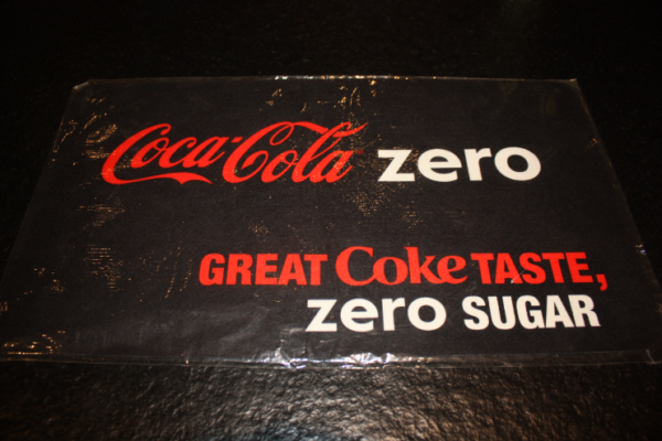Barmat Coca Cola Zero 25x45cm nieuw-0