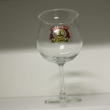 St. Louis Kriek glas met voet en maatstreep 25cl-0